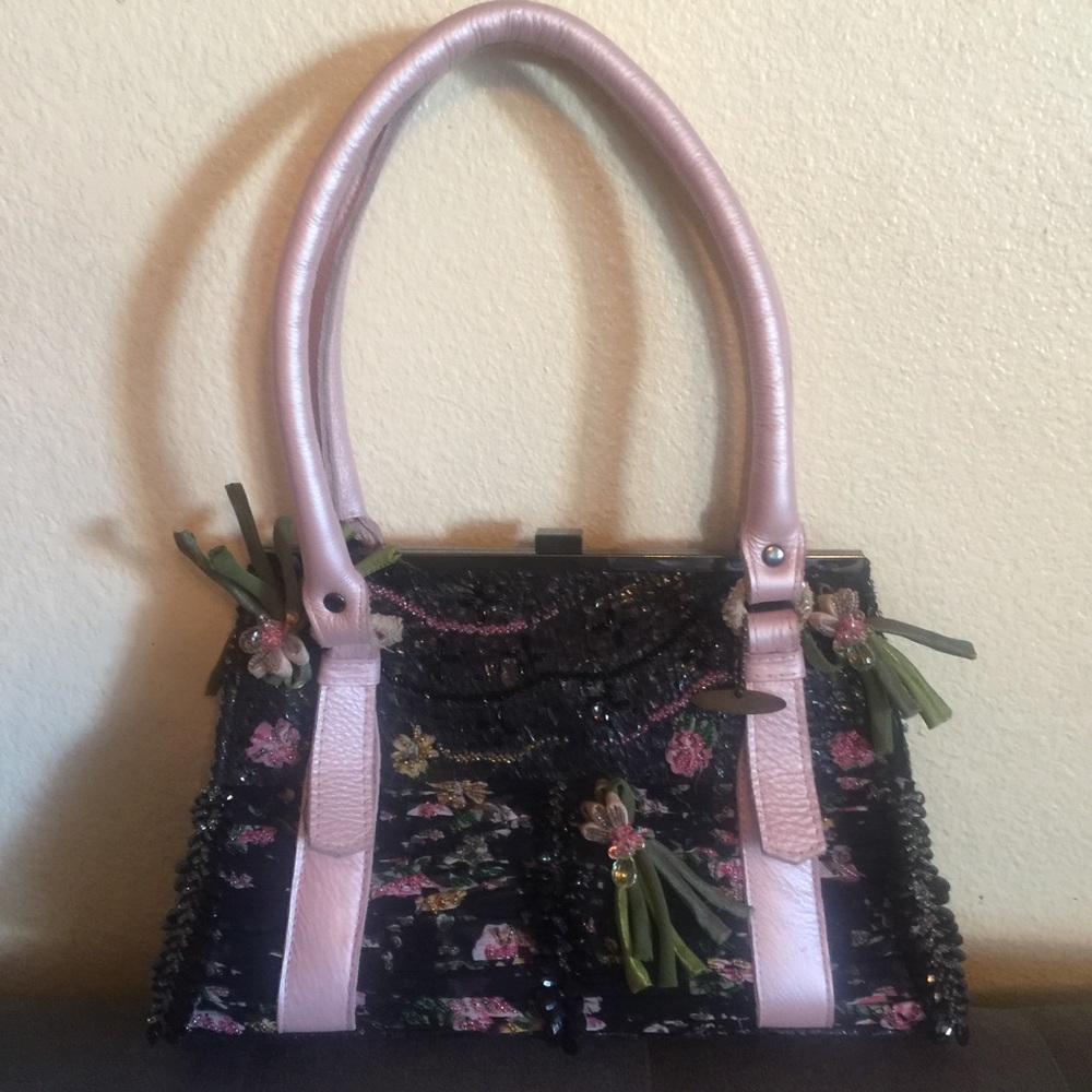 Vintage Mary Frances beaded evening bag